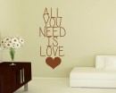 All You Need Quotes Wall Art Stickers